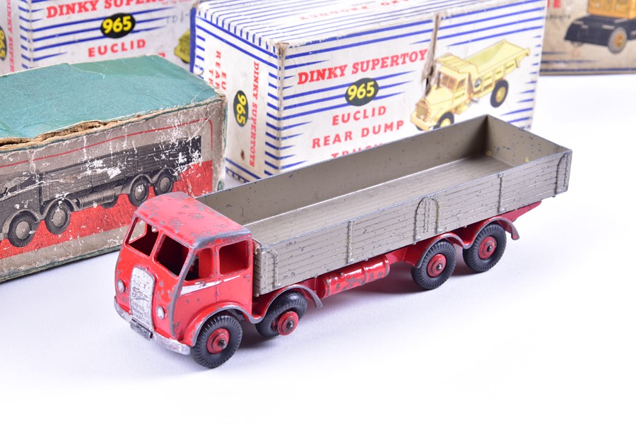 Six boxed vintage Dinky Toys diecast vehicles comprising 965 Euclid Rear Dump Truck (x2), 971 - Image 4 of 5