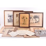 Of cricket interest: a quantity of team photographs from the Turnham Green Cricket Club, dating from