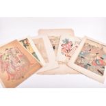 A Collection of 19th century Japanese woodblock prints to include works by Utagawa Kunisada (1786-