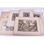 A collection of 19th century and later prints comprising 18th century Enlightenment themed portraits