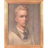 Gerald Cooper RA (1898-1975) British self portrait of the artist, oil on canvas (laid on board),