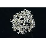 A group of loose diamonds round brilliant-cuts, various sizes, approximately 8.65 carats combined.