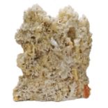 An impressive Calcite formation Possibly Moroccan, the large and unusual cave formation of quartz
