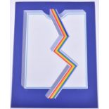 Lucio Del Pezzo (b.1933) Italian 'Zig Zag', 1968, limited edition coloured serigraph, no. 59 out