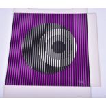 Jean-Pierre Yvaral (1934-2002) French a limited edition Op Art illusion effect cut out structural