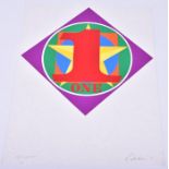 Robert Indiana (1928 - 2018) American 'One Indiana Square', 1983 limited edition pencil signed