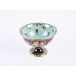 A Wedgwood Fairyland lustre pedestal footed bowl in the Leapfrogging Elves and Elves on a Branch