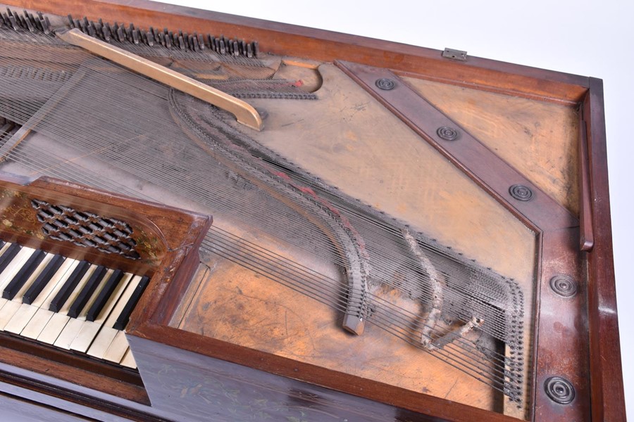 A Regency mahogany spinet / pianoforte by Thomas Preston of 76 Dean Street, London, the entire - Image 13 of 17