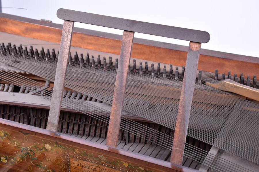 A Regency mahogany spinet / pianoforte by Thomas Preston of 76 Dean Street, London, the entire - Image 14 of 17