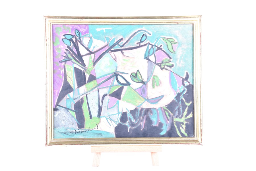 Andre Marchand (1907-1998) French 'Le Printemps', abstract oil on canvas, signed lower left and - Image 2 of 12