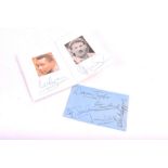 A autograph album taken at a Children In Need charity event the album, made by a fan, includes