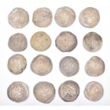 A collection of Persian coins purported to be mostly Sasanian period and one Indian coin, all in