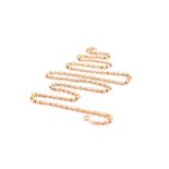 An 18ct gold chain necklace comprised of flattened S-shaped links, 76 cm long.CONDITION REPORT28