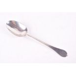 A Queen Anne silver trefid spoon London 1705, by George Cox, length 19.5 cm, 1.76 ozt.
