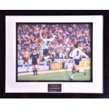 Tottenham Hotspur: a Paul Gascoigne signed colour photograph taken at the FA Cup semi final