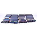 A large collection of loose Hornby Railways OO Gauge locomotives and rolling stock to include