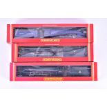 Three boxed Hornby Railway locomotives and tenders comprising: R196 BR 4-6-2 Loco Princess Class '