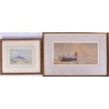 Two works by John Mogford (1821-1885) British ‘St Michaels Mount,' watercolour on paper, framed