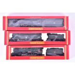 Three boxed Hornby Railway locomotives and tenders comprising: R310 BR 4-6-2 Loco Battle of