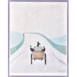 Laurence Stephen Lowry RBA RA (1887-1976) British a limited edition signed print, 'The Cart', Fine