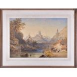 Henry Gastineau (1791-1876) English ‘Salzburg,’ watercolour on paper, framed and glazed, 20 cm x