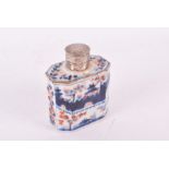 A Qianlong Tea Caddy (1711-1799) the body of rectangular form with canted corners on a flat unglazed