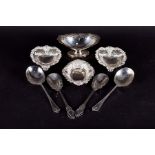 A pair of George V silver servers Birmingham 1933, by Barker Brothers Silver Ltd, together with a