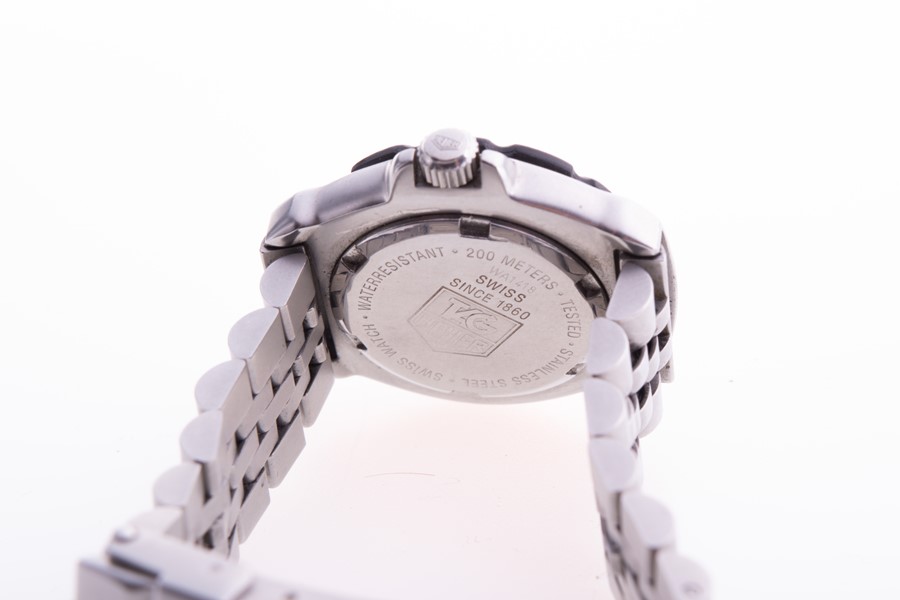 A Tag Heuer Professional Formula 1 ladies stainless steel wristwatch the white dial with roundel - Image 7 of 8