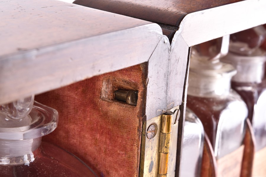 An early 19th century mahogany medicine cabinet in the double fronted cupboard style, also known - Image 2 of 5