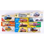 A group of eleven boxed Corgi Classics diecast vehicles comprising: 33201 Finglands AEC Regal