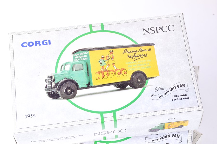 A group of 10 limited edition 1991 Corgi NSPCC Bedford vans each with certificate and original - Image 7 of 14