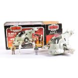 A boxed vintage Kenner Toys Slave I Boba Fett's Spaceship together with four vintage figures, to