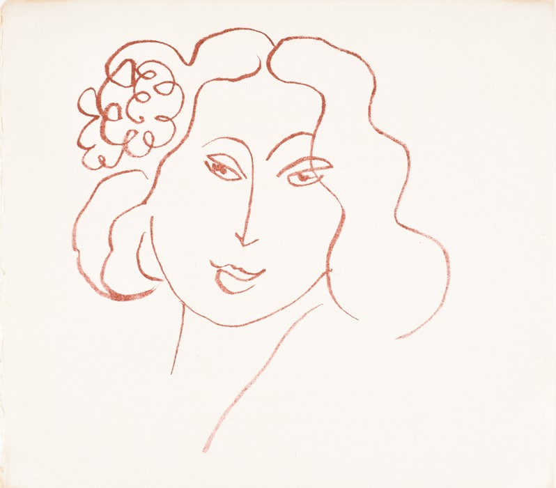 Henri Matisse (1869-1954) French 'Florilège des Amours de Ronsard' (from), depicting the portrait of - Image 2 of 8
