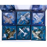 A group of six Corgi Aviation Archive boxed 'Military' aircraft comprising: 48405 C130 K, C1