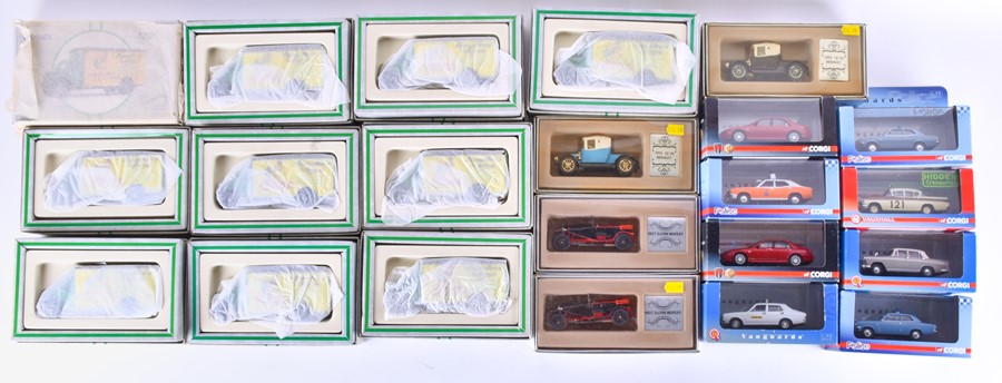 A group of 10 limited edition 1991 Corgi NSPCC Bedford vans each with certificate and original