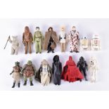 A collection of fifteen original loose Star Wars figures comprising: Chief Chirpa, Han Solo (