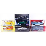 A mixed group of boxed large scale diecast vehicles comprising: Kyosho 1:18 BMW 330i Coupe, Road