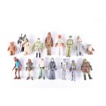 A collection of fifteen original loose Star Wars figures comprising: Teebo, Rebel Commando,