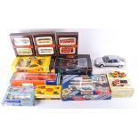 A mixed group of boxed diecast vehicles  to include a Revell Mustang GT, Corgi CC12408 Doorenbos