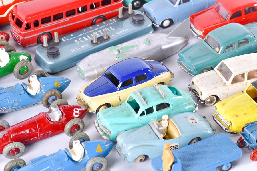 A mixed group of mid-20th century and later diecast and tinplate model vehicles to include - Image 12 of 18