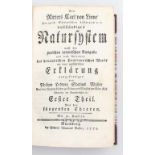 Linné, Carl von"Vollständiges Natursystem...". Erster Teil. Gabriel Nikolas Raspe, Nürnberg, 1773.