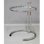 Grey, Eileen (1878 Enniscorthy - Paris 1976)Beistelltisch "Adjustable Table E 1027".