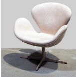 Jacobsen, Arne (1902 Kopenhagen 1971)Lounge-Sessel "Swan Chair", auf 300 Ex. limitierte