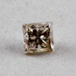 Diamant, 0,18 ct.Im Princesscut, tcr (I)/si1. Beigegeben: International Gemological Laboratories