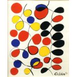 Calder, Alexander (1898 Lawnton - New York 1976)Komposition. Serigraphie/Papier (Randmängel, teils