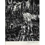 Masereel, Frans (1898-1983)"Vorsetsen", so im Druck bez. Holzschnitt, re. u. mit Bleistift sign.