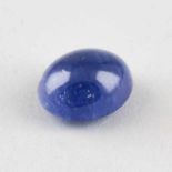 Blaues Saphircabochon, 5,45 ct.Oval.