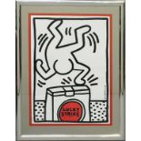 Haring, Keith (1958 Reading - New York 1990)"Lucky Strike 1", aus der Trilogie "Lucky Strike".