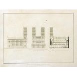 Schinkel, Carl Friedrich (1781 Neuruppin-Berlin 1841)Fassaden-Ansicht "Kirche zu Straupitz in der