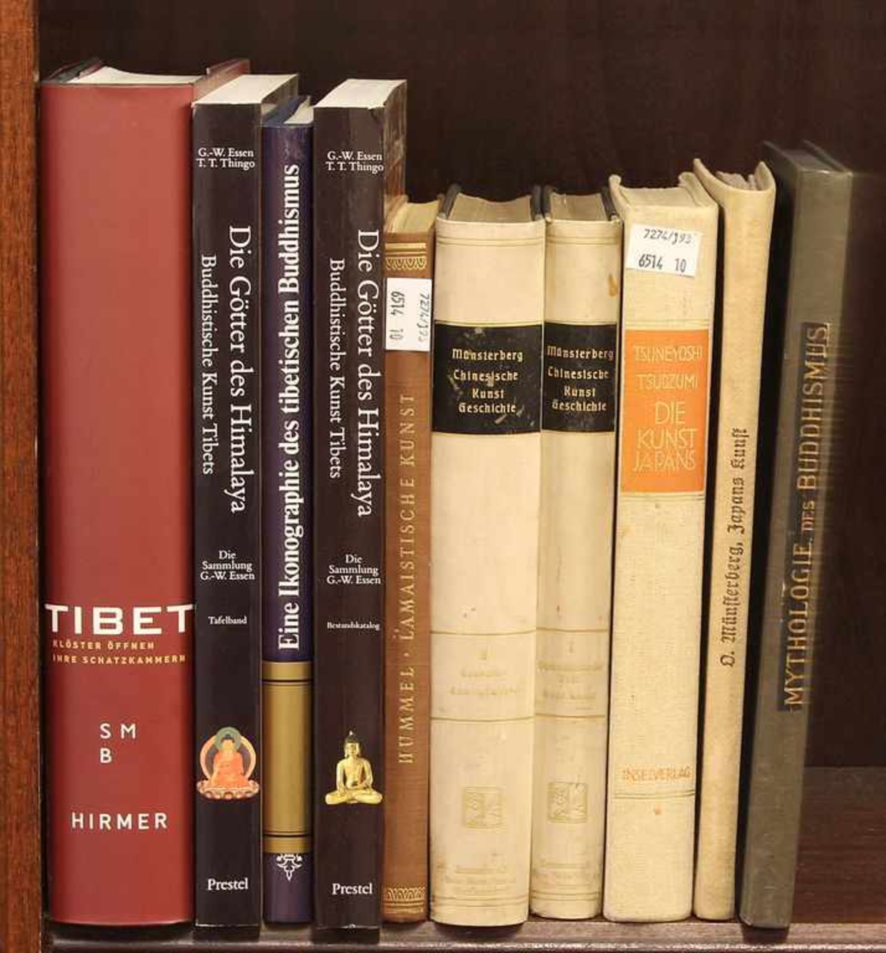 10 Kunstbücher,zum Thema "Tibet" und chinesischer Kunst.